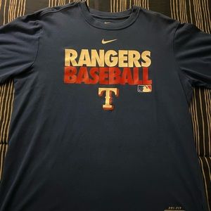 Nike Dri-fit Men’s Large Texas Rangers MLB Tee